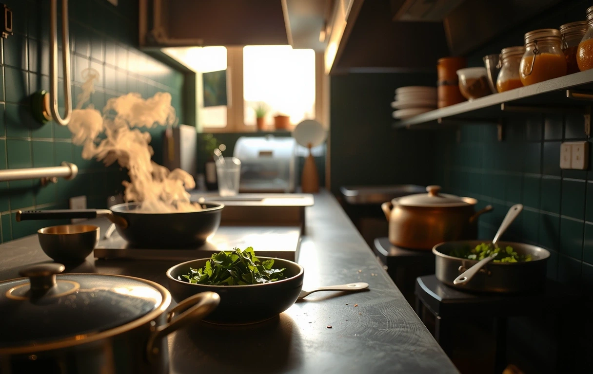 Lumoava Keittiö tunnelma