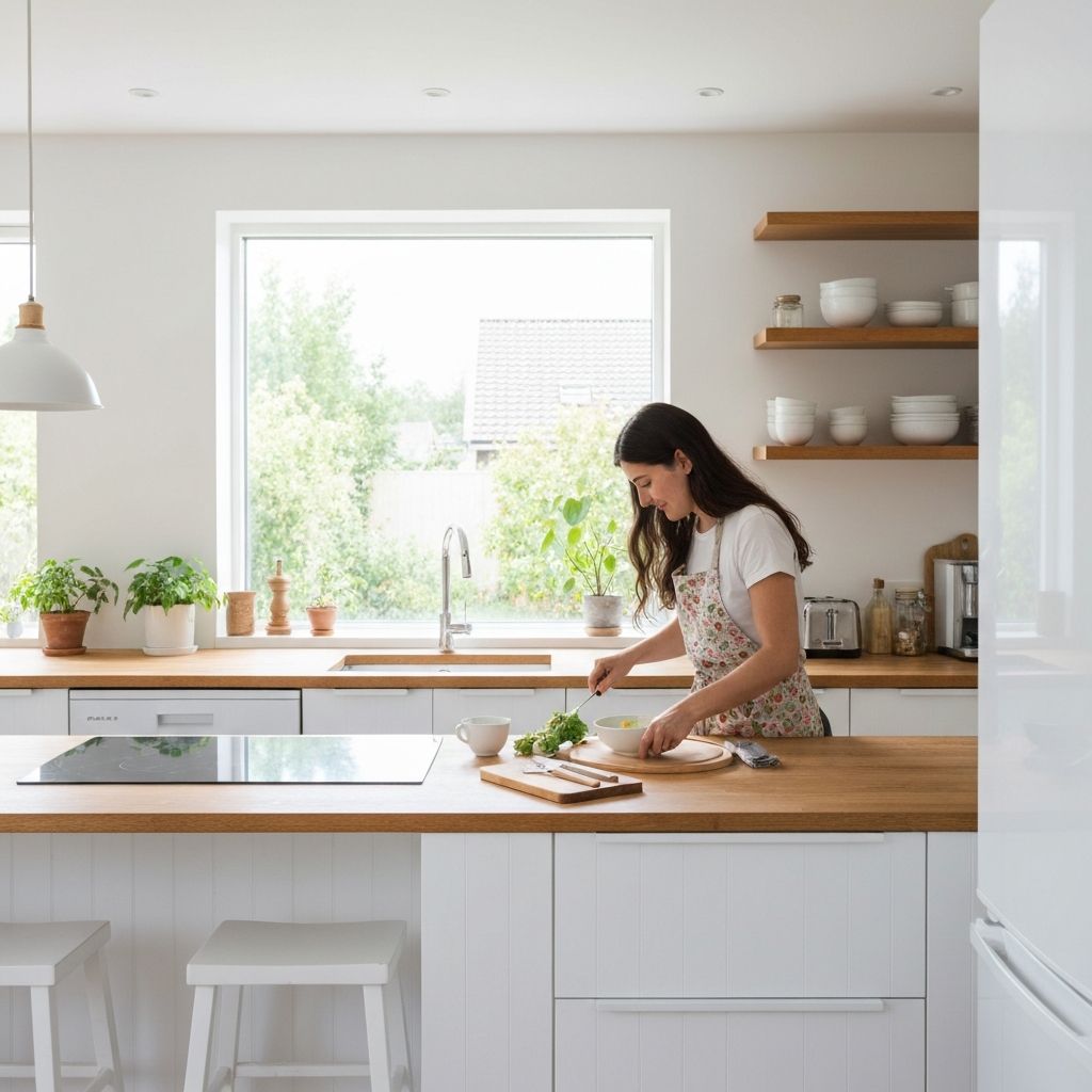 Hemkök med matlagning